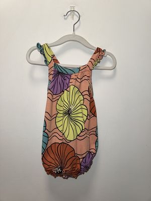 Used - Tea Collection - Sleeveless Onesie - 9-12M - PWE3159