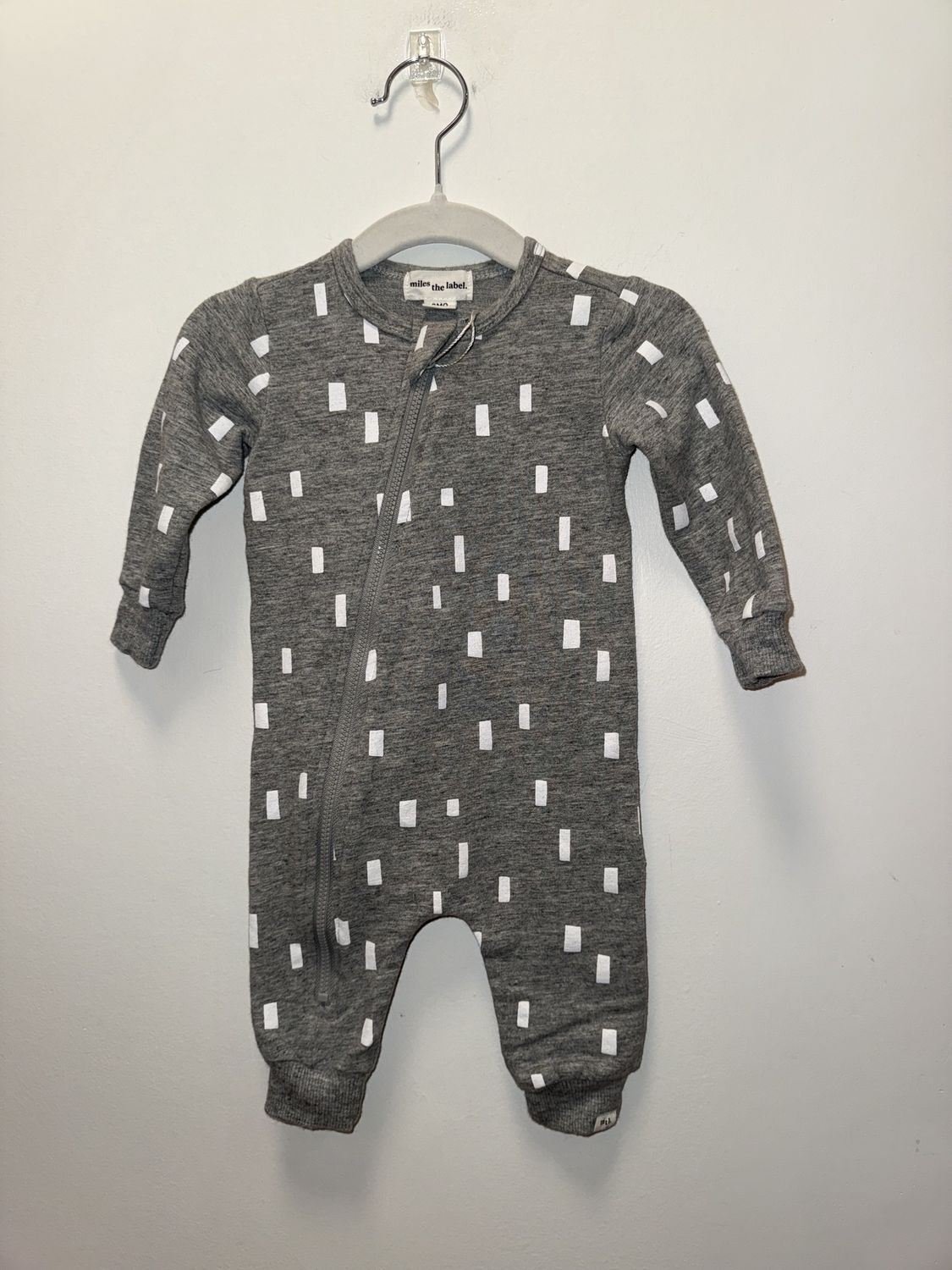 Used - Miles the Label - Long Sleeve Onesie - 3M - PWE2496