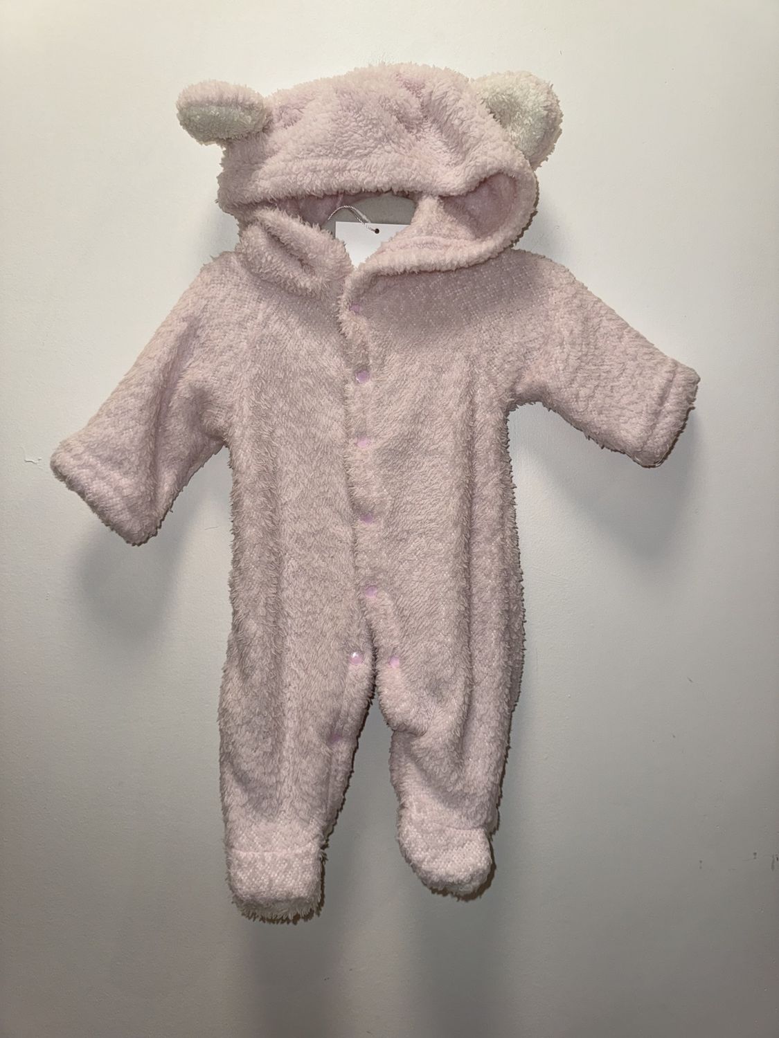 Used - Unknown Brand - Fleece Jumpsuit - 6-12M - PWE3116
