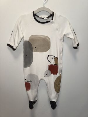 Used - Mayoral - Long Sleeve Onesie - 4-6M - PWE3192