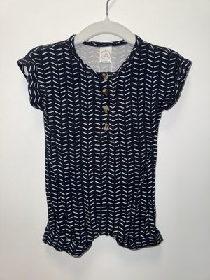 Used - Lou Lou and Company - Short Sleeve Onesie - 6-12M - PWE3236