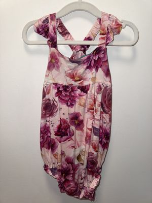 Used - Posh Peanut - Sleeveless Onesie - 2Y - PWE3176