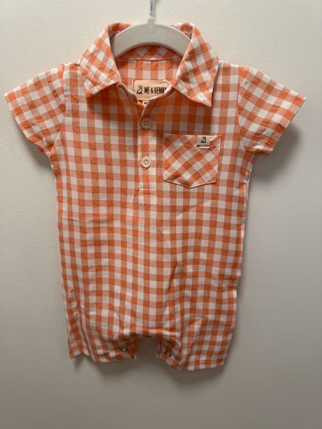 Used - Me &amp; Henry - Short Sleeve Onesie - 0-3M - PWE3258