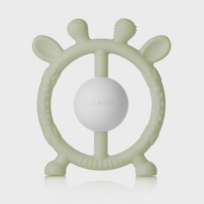 Giraffe Teether &amp; Rattle - Sage
