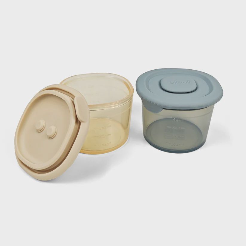 Silicone Food Containers 4oz – Set of 2