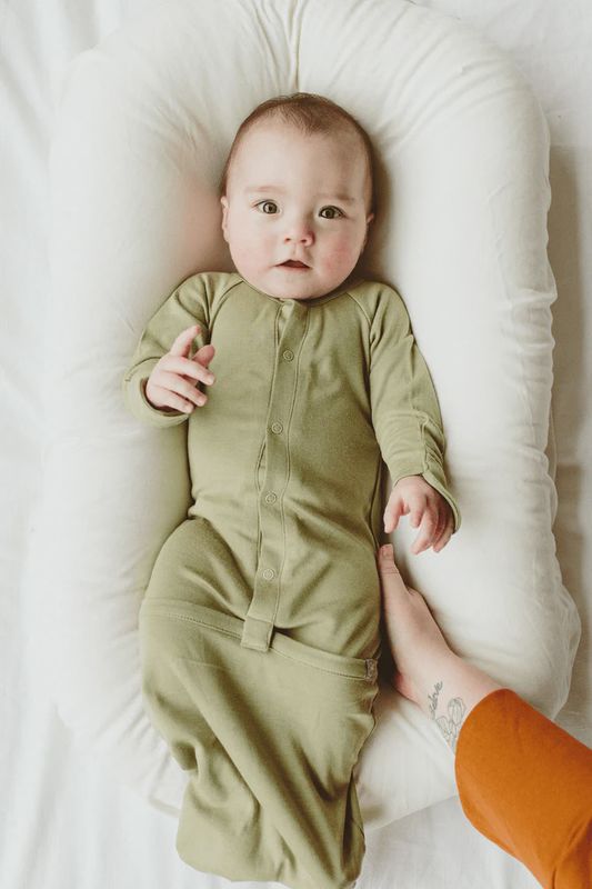 Baby Convertible Sleep Gown - Artichoke