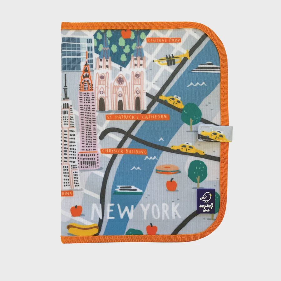 Erasable Chalkboard and Activity Place Mat - New York
