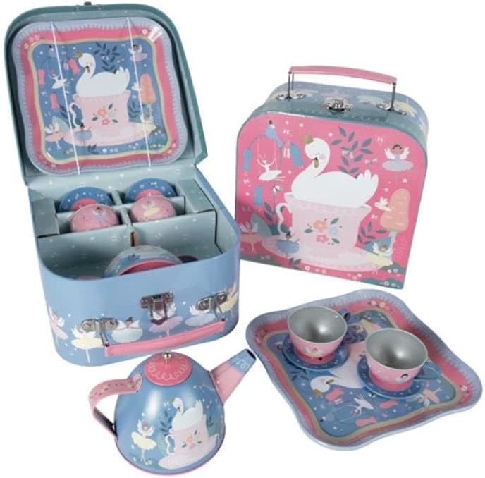 Tin Tea Set - 7 Pieces - Enchanted