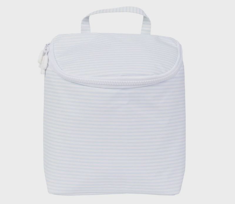 The Bottle Bag - Light Blue Stripe
