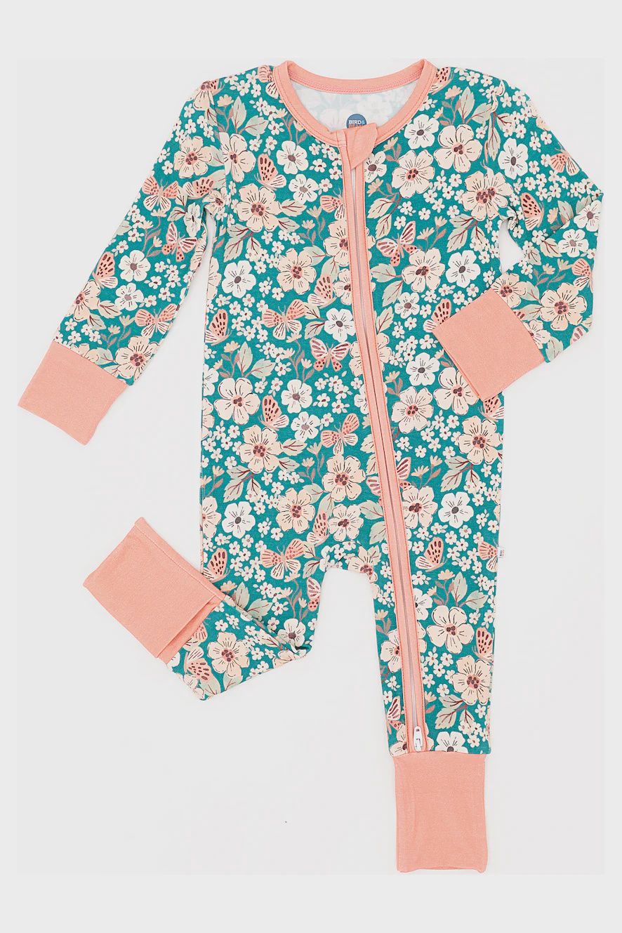 Baby Convertible Zip Pajama - Juniper