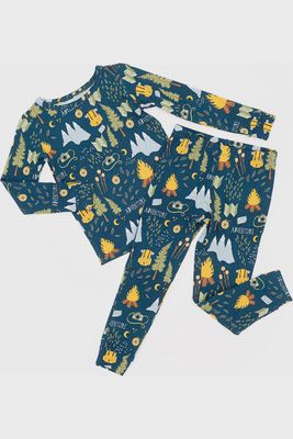 Toddler/Kids Long Sleeve Pajama Set - Camping Adventure