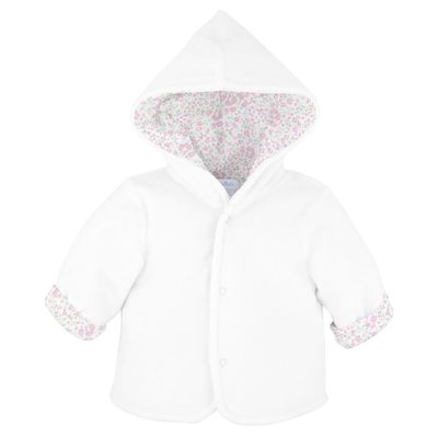 Baby Velour Jacket - Pink Roses