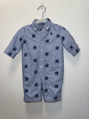 Used - Ralph Lauren - Long Sleeve Onesie - 3M - PWE2807
