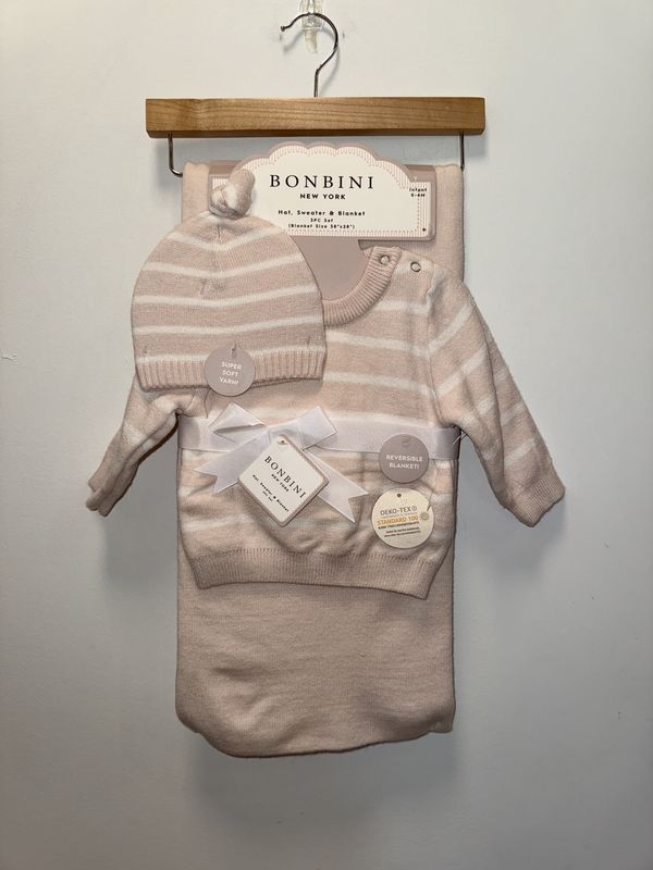 New with Tags - Bonbini - Long Sleeve Set - 0-6M - PWE2767