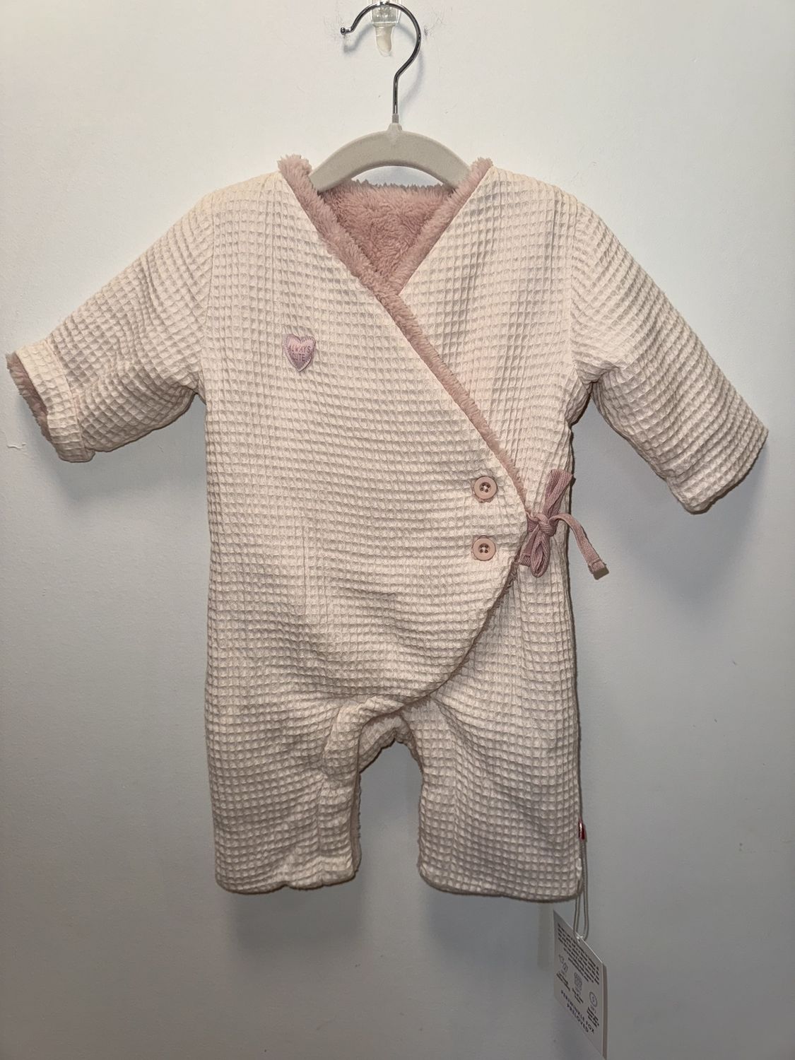 Used - Unknown Brand - Fleece Jumpsuit - 0-3M - PWE2448