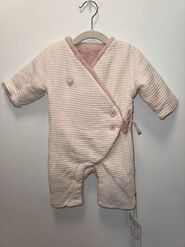 Used - Unknown Brand - Fleece Jumpsuit - 0-3M - PWE2448