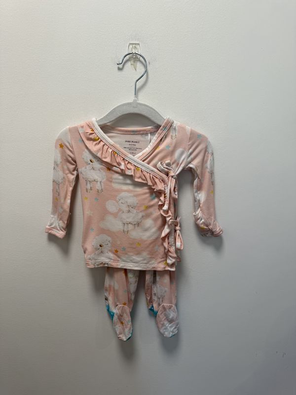 Used - Posh Peanut - Long Sleeve Set - 0-3M - PWE3371