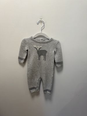 Used - Janie and Jack - Long Sleeve Onesie - 0-3M - PWE2928