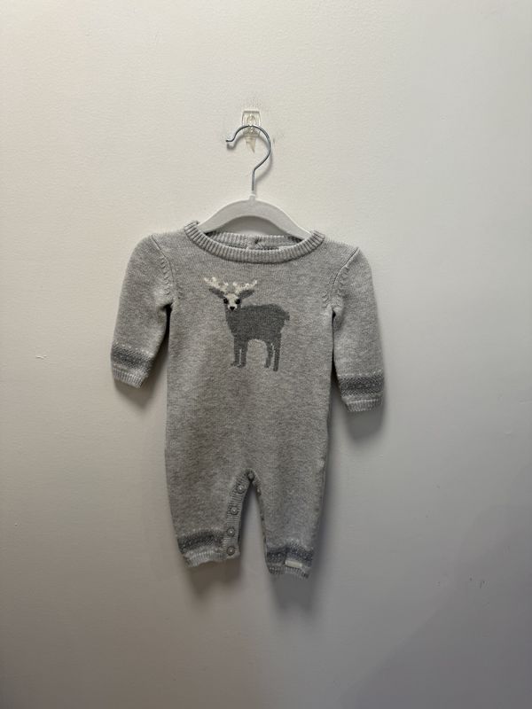Used - Janie and Jack - Long Sleeve Onesie - 0-3M - PWE2928
