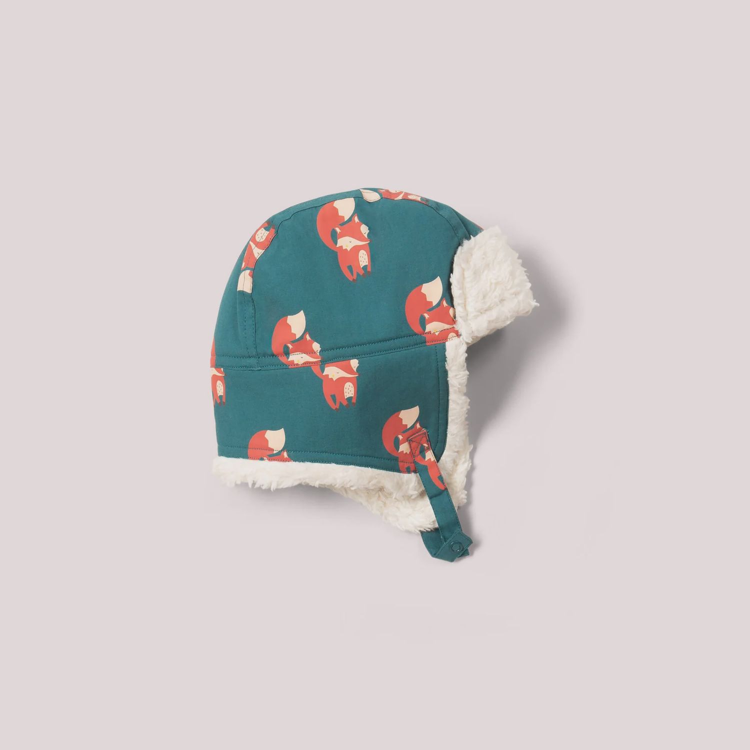 Sherpa Lined Hat - Red Foxes