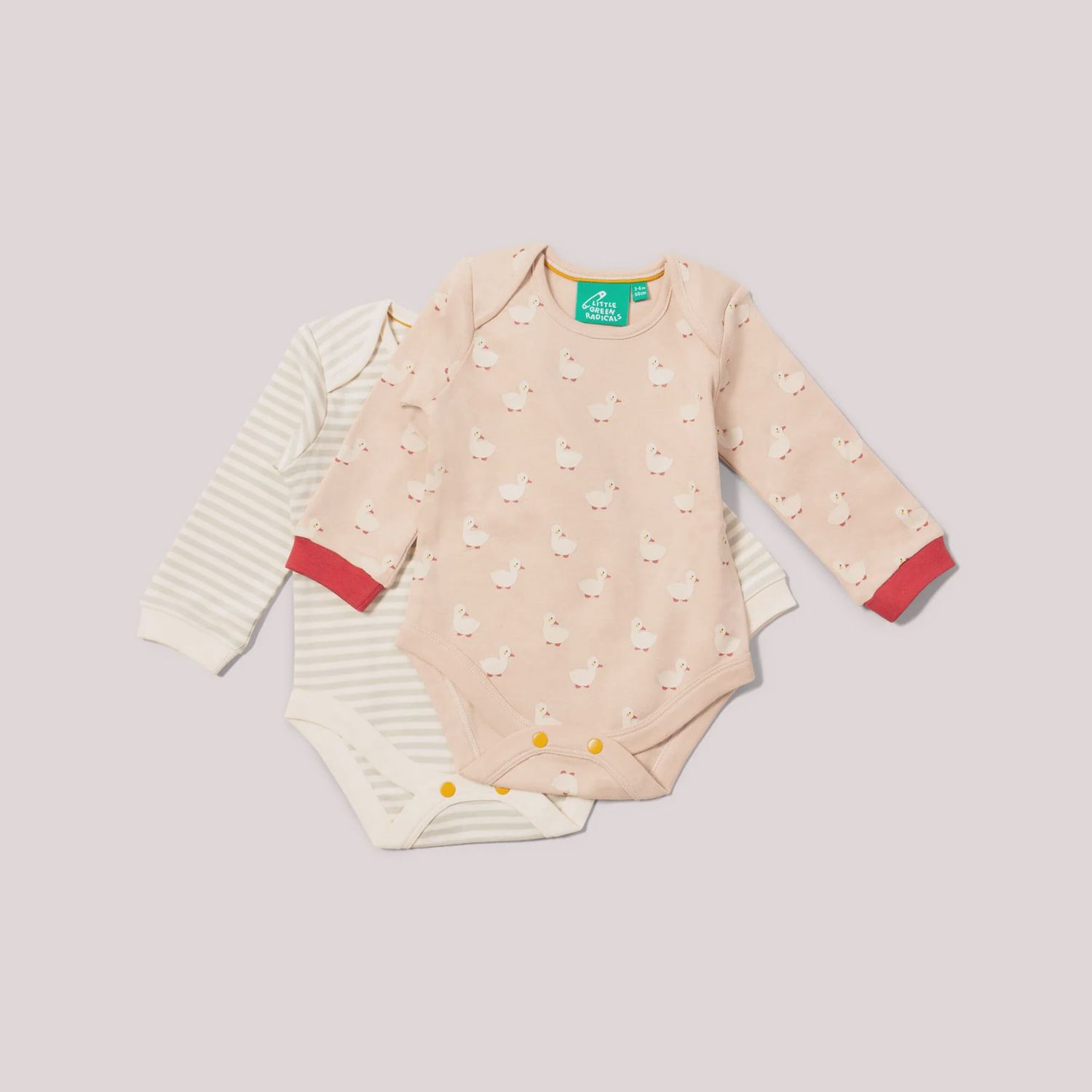 Long Sleeve Bodysuit Set - Puddle Ducks