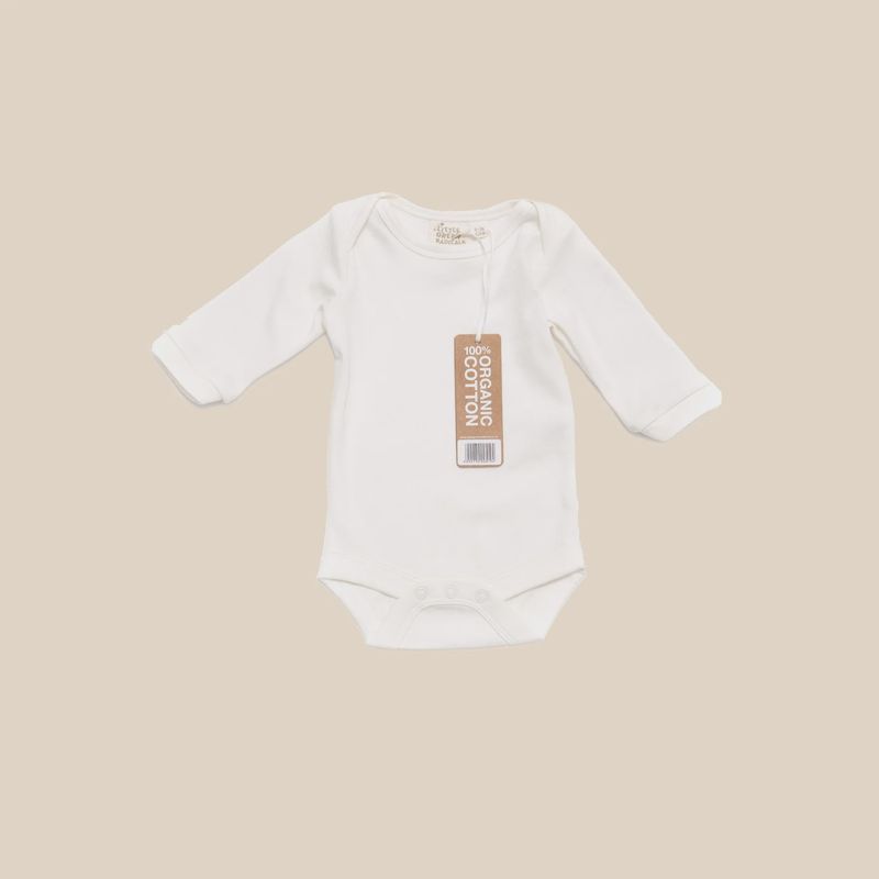 Long Sleeve Bodysuit - Natural
