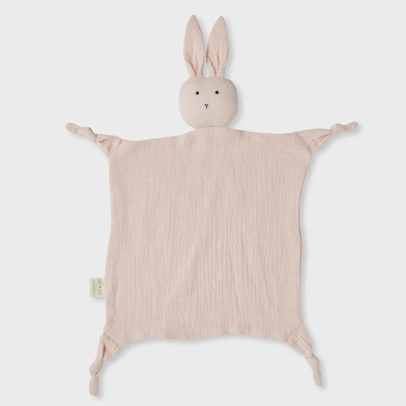 Muslin Cotton Cuddle Security Blanket - Pink