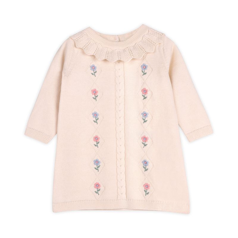Embroidered Knit Dress - Emma Floral