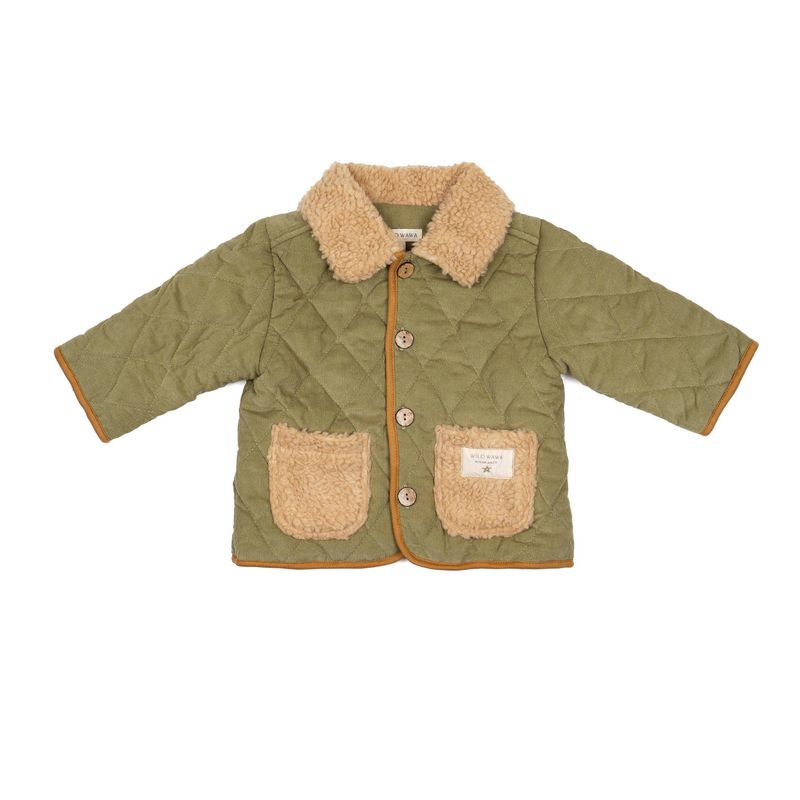 Quilted Jacket - Olive