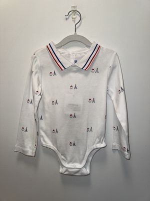Used - Jacadi Paris - Long Sleeve Onesie - 3Y - PWE3395