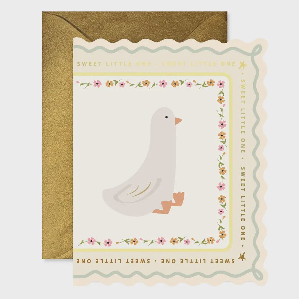 Greeting Card - Sweet Little Goose