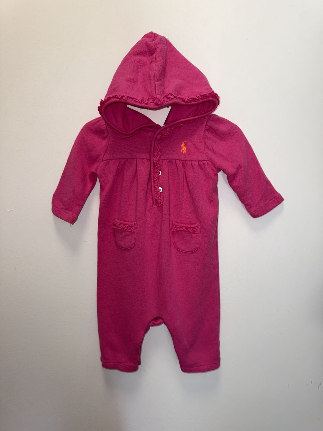 Used - Ralph Lauren - Long Sleeve Onesie - 3M - PWE3332