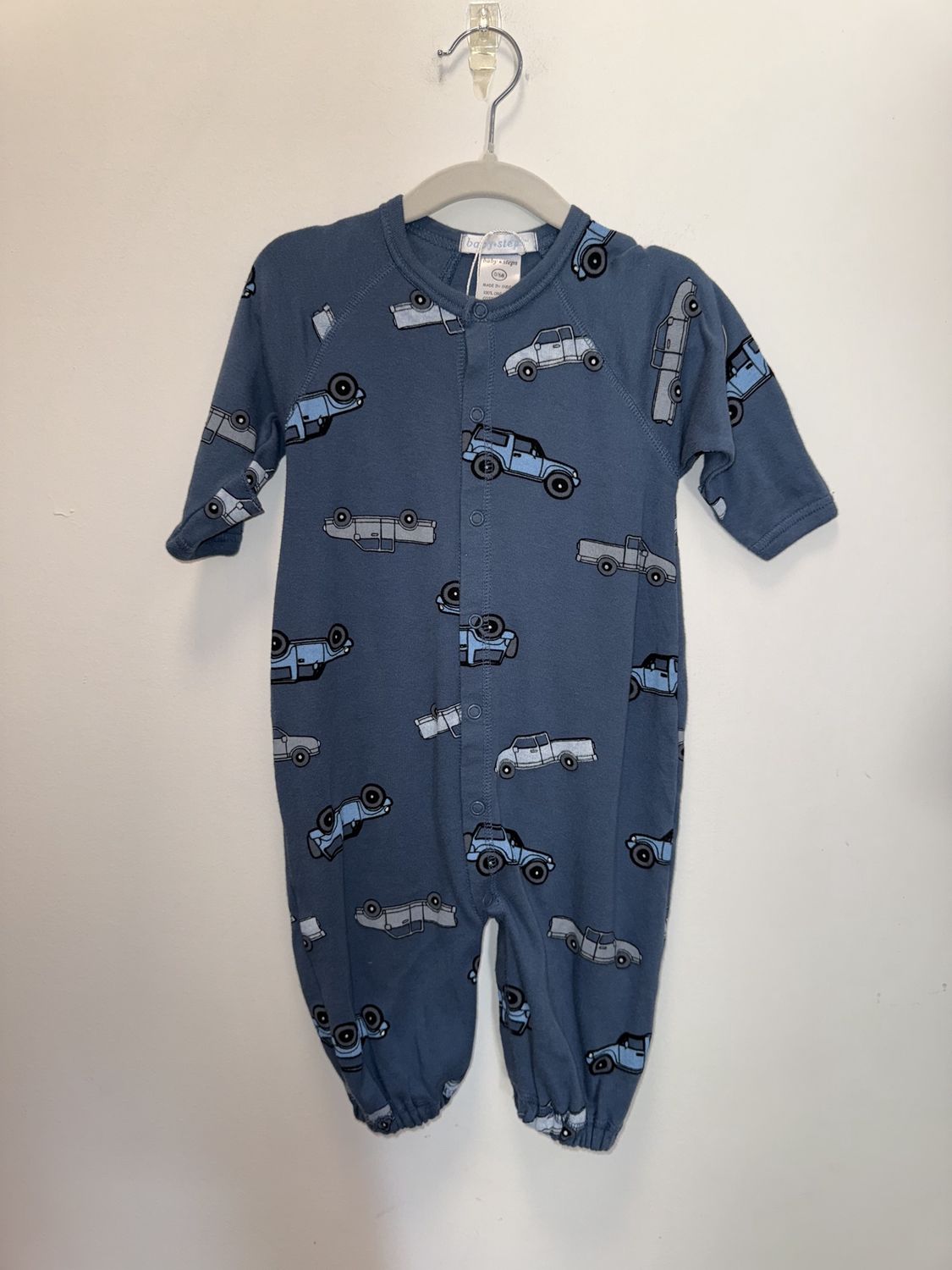 Used - Baby Steps - Long Sleeve Onesie - 0-6M - PWE3545