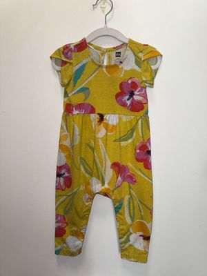 Used - Tea Collection - Short Sleeve Onesie - 9-12M - PWE3326