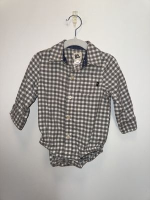 Used - Baby B&#39;Gosh - Long Sleeve Onesie - 12M - PWE3647