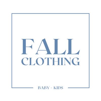 Fall Clothing