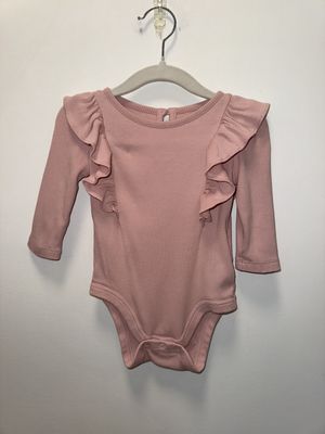 Used - Gap - Long Sleeve Onesie - 3-6M - PWE3602
