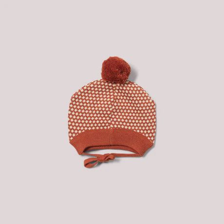 Ginger Diamonds Knitted Hat