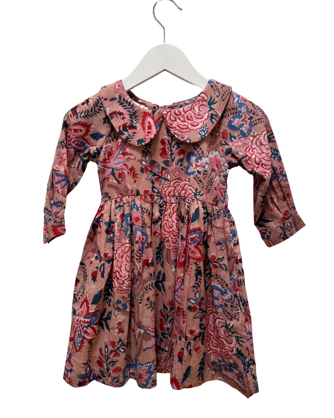 Girls&#39; Peter Pan Dress - Mud Floral