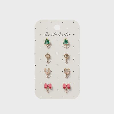 Jolly Christmas Clip On Earrings
