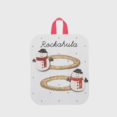 Snowman Glitter Clips