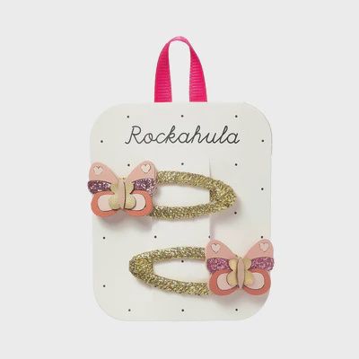 Patchwork Butterfly Clips