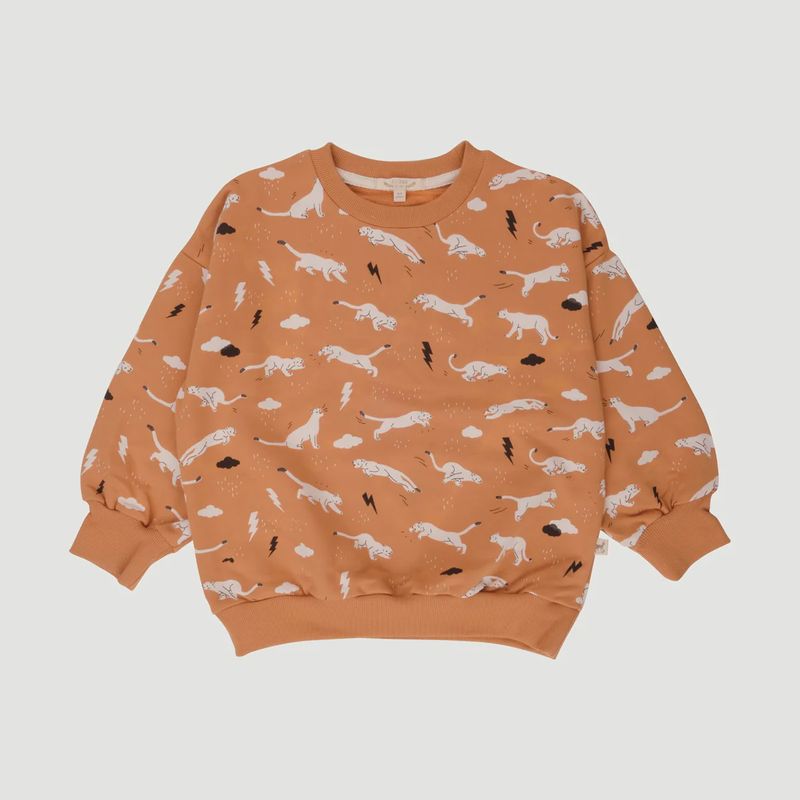 Kids French Terry Sweatshirt - Thunder Puma /Doe