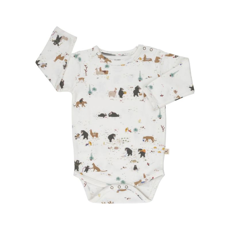 Baby Cotton Onesie - The Story/Ivory