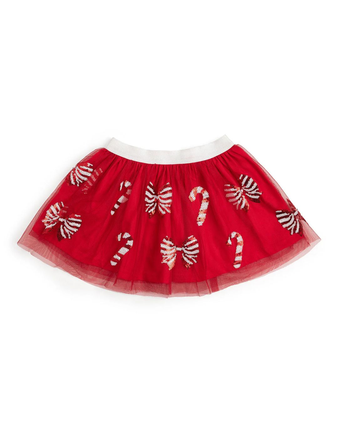 Girls Tutu - Candy Cane Coquette Sequin