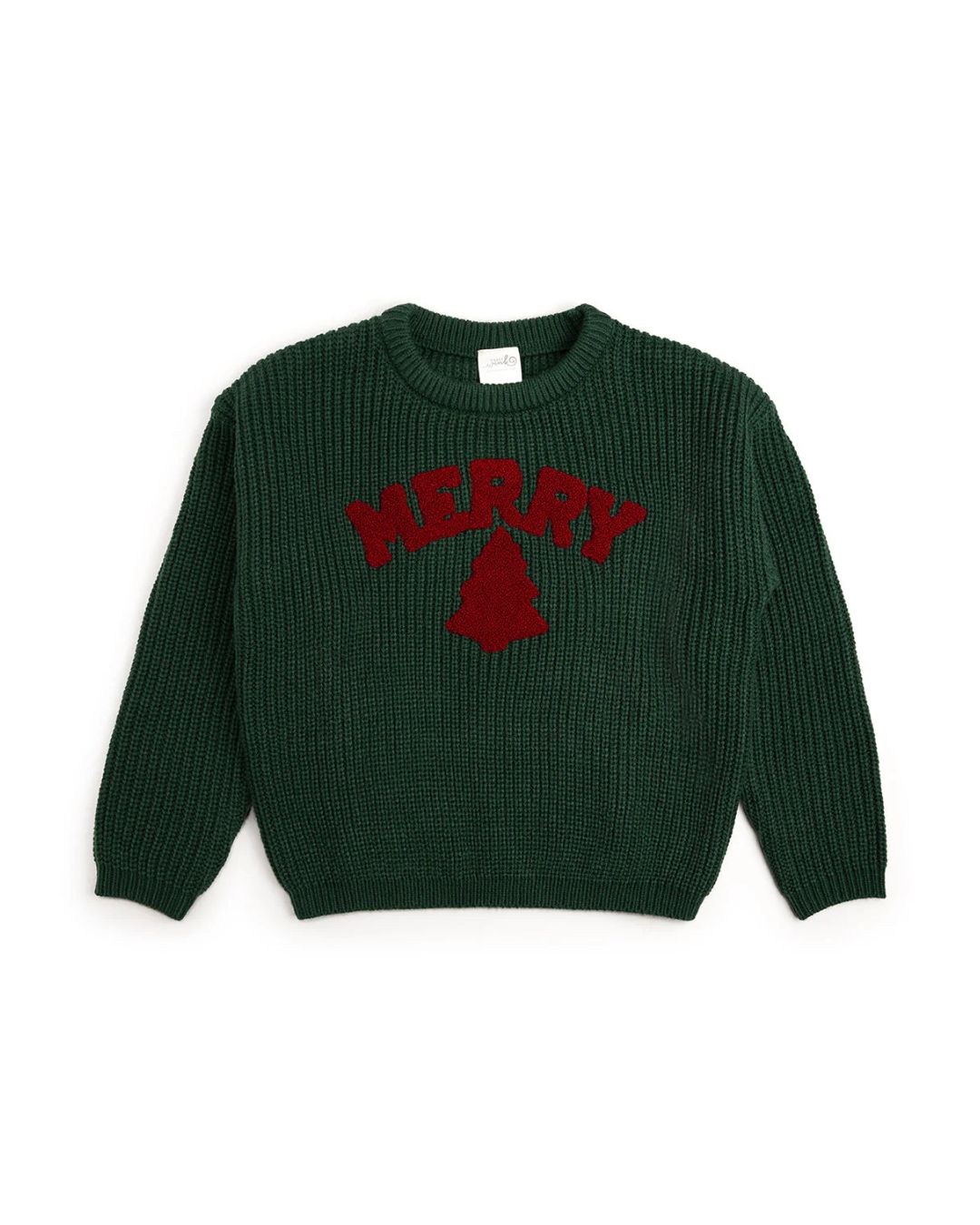 Toddler/Kids Yarn Knit Patch Sweater - Merry