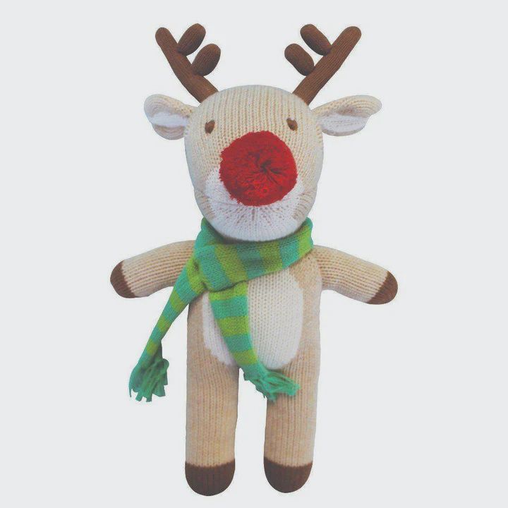 Rooney the Reindeer Knit Doll - 12&quot;