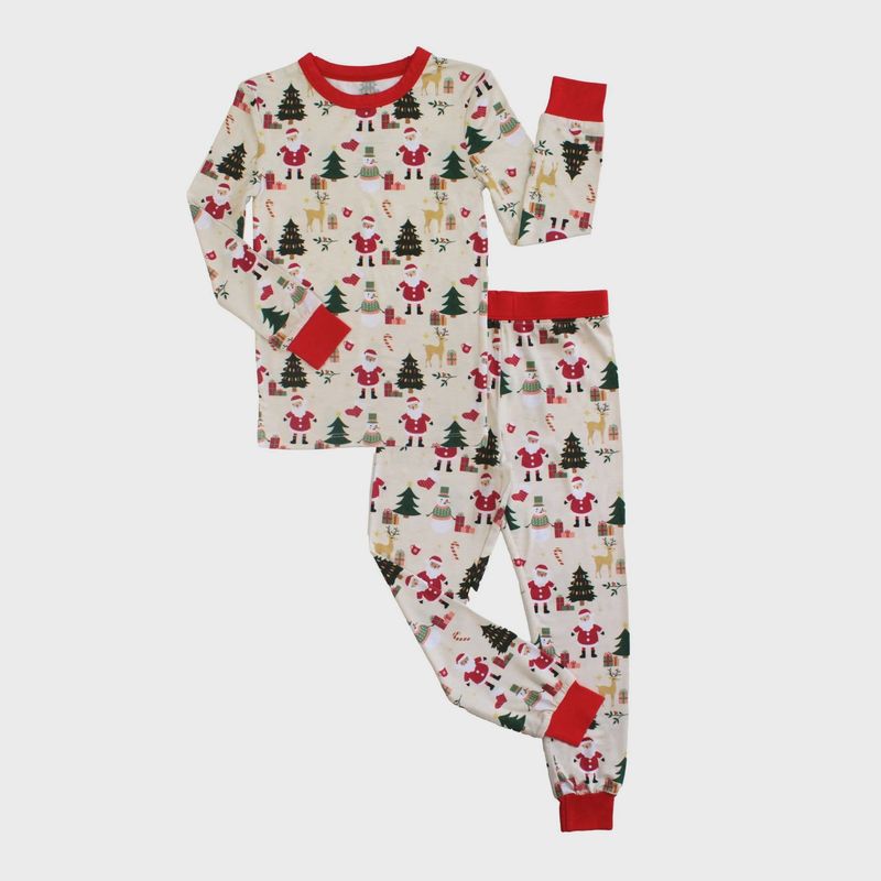 Toddler/Kids Long Sleeve Pajama Set - Cozy Christmas