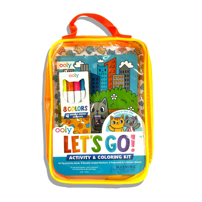 Let&#39;s Go!: Activity &amp; Coloring Kit - Kitty In The City