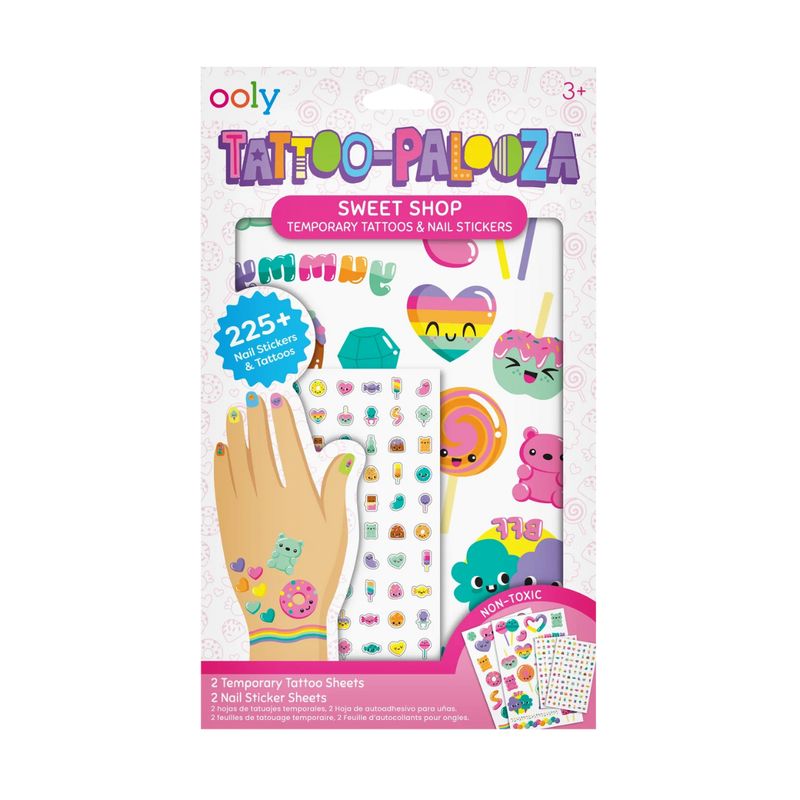 Temporary Tattoos &amp; Nail Stickers - Sweet Shop